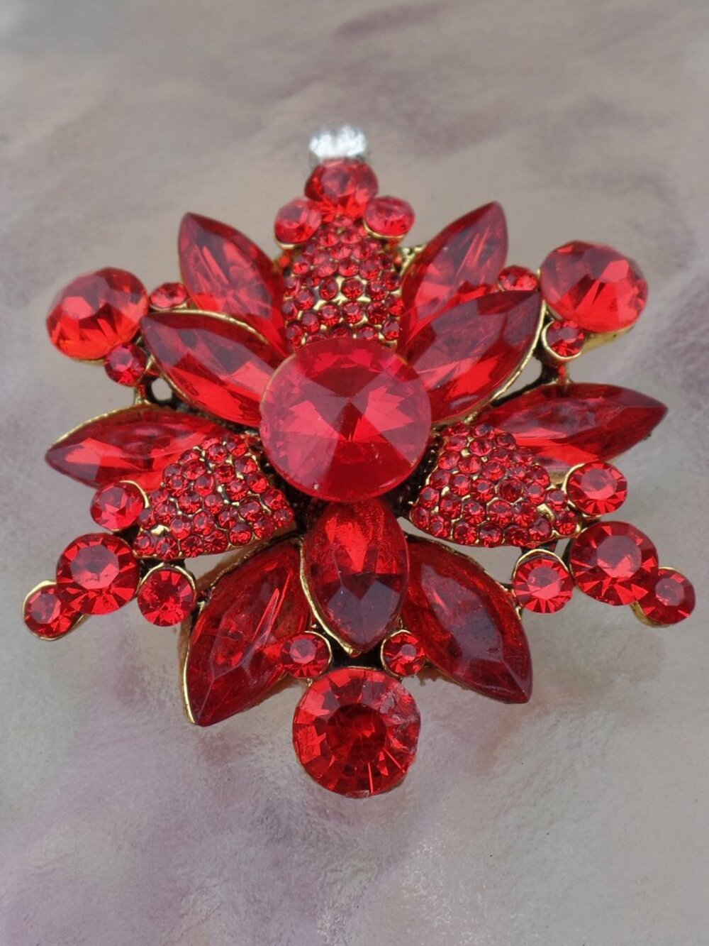 Red Brooch or CRAFT PROJECT